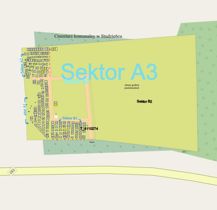 Obraz przedstawiający Cmentarz komunalny w Studzieńcu