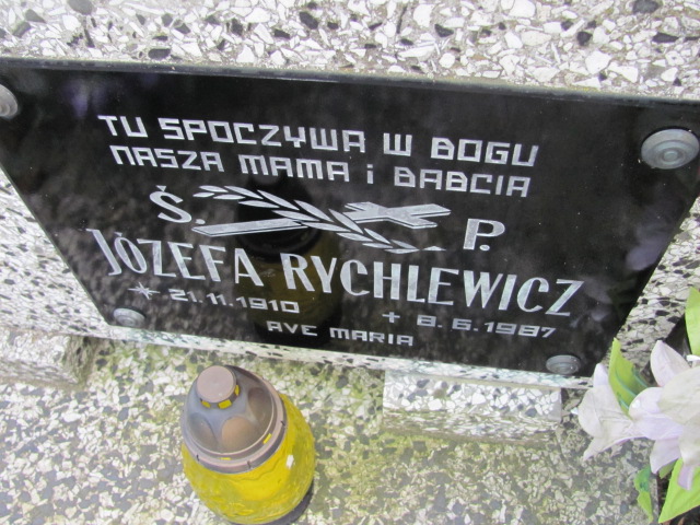 Józefa Rychlewicz 1910 Kożuchów - Grobonet - Wyszukiwarka osób pochowanych