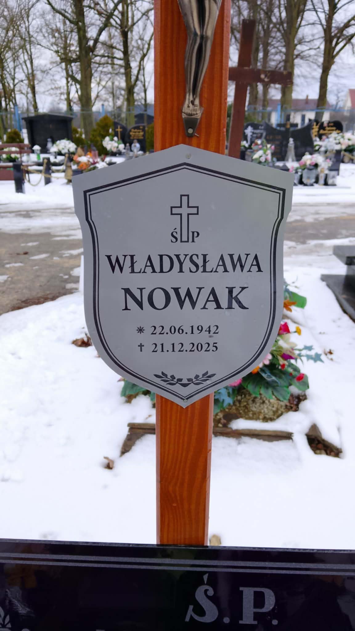 Grób Władysława Nowak