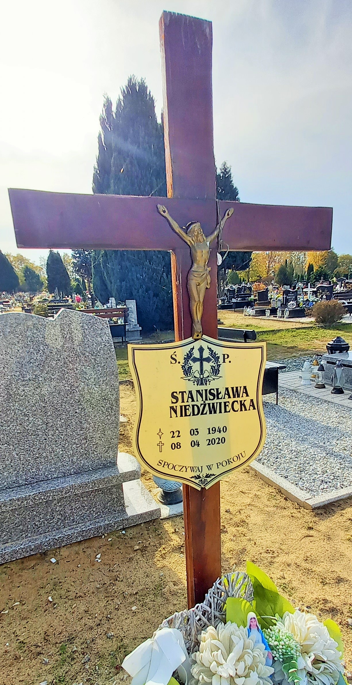 Grób Stanisława Niedźwiecka